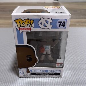 Funko Pop! Basketball Figure with Blue and White Jersey